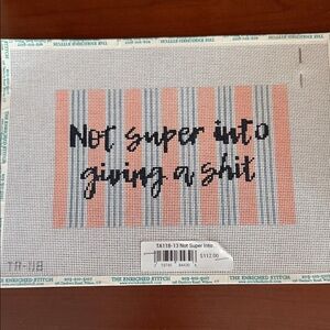 Striped Needlepoint Canvas